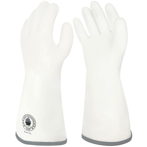 Silicone Oven Gloves (White Standard / 9/L)