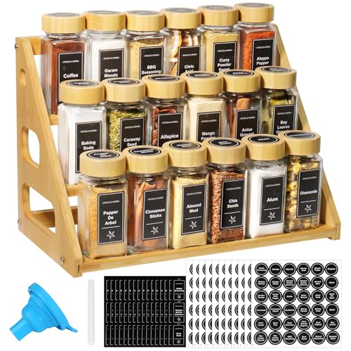 Spice Rack Tiered Spice Rack Organization for Cabinet
