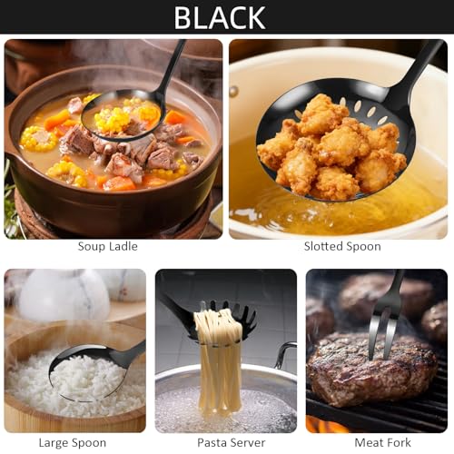 9PCS 304 Stainless Steel Kitchen Utensils Set