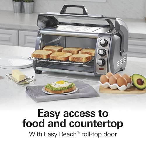 6 Slice Toaster Oven With Easy Reach Roll