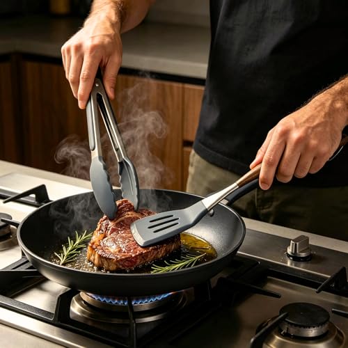 Silicone Cooking Utensil Set 7 (Gray)