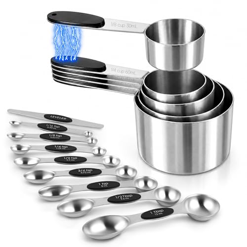 Magnetic Measuring Cups and Spoons Set