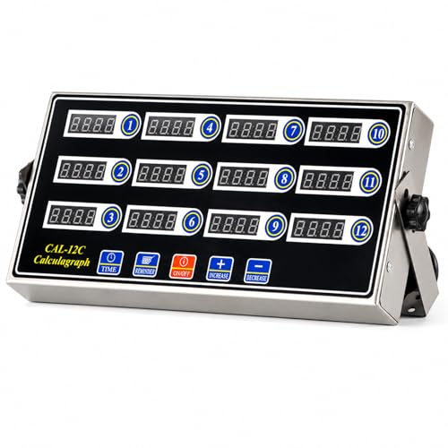 Commercial 12 Channel Digital Kitchen Timer (12 Channel)
