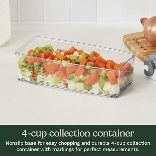 PrepExpress™ Vegetable & Fruit Box Chopper (White / 4-Cup)