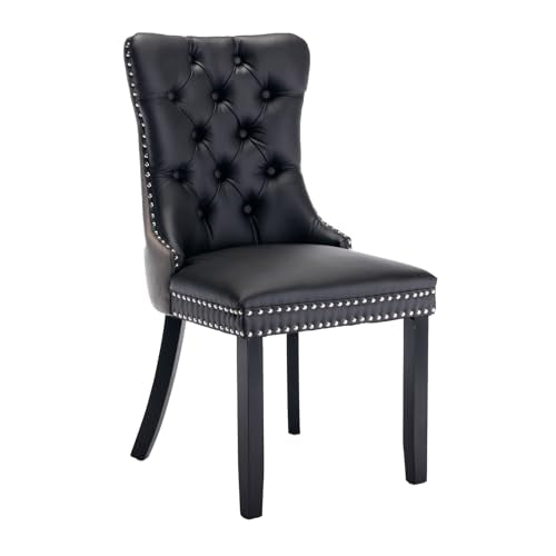 Velvet Upholstered Dining Chairs Set