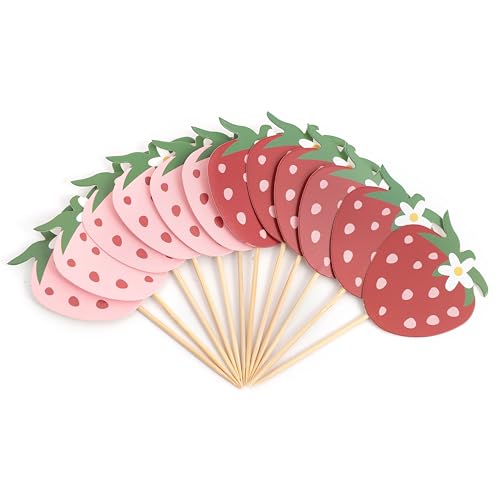 Strawberry First Birthday High Chair Banner