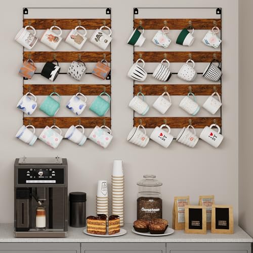 Coffee Mug Holder Wall Mounted