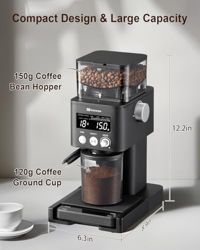 Coffee Grinder with Removable Coffee Scale