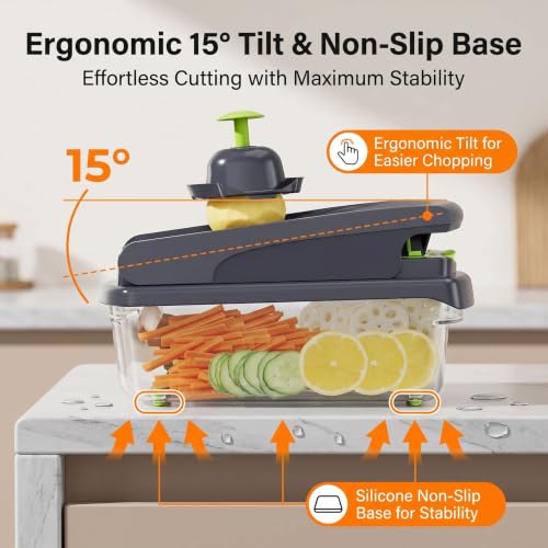 15 in 1 Vegetable Chopper with Container