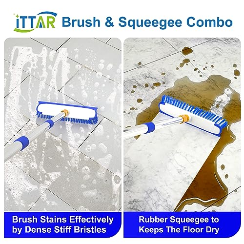 Floor Scrub Brush with Long Handle