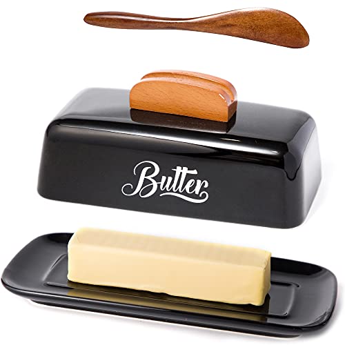 Butter Dish with Lid and Knife