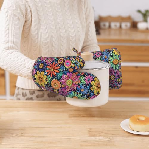 Oven Mitts and Pot Holders Set (A0969)