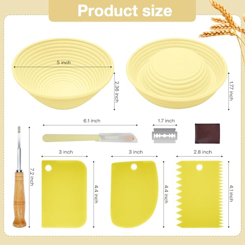 6PC Silicone Banneton