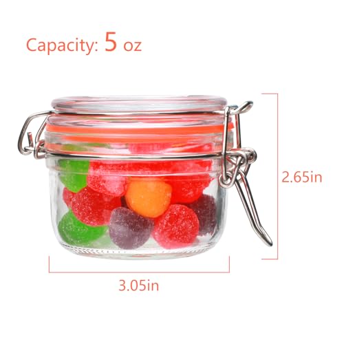 Glass Kitchen Storage Canister Mason Jars with Lids