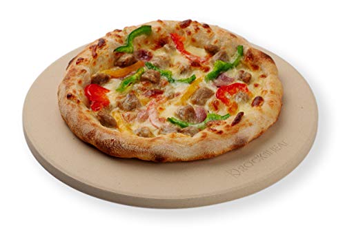 K ROCKSHEAT Round Cordierite Pizza Stone