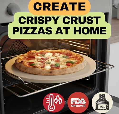 16 inch Round Pizza Stone for Oven and Grill