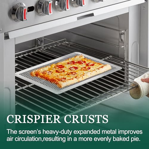 Square Pizza Screen Pan 2 Pack