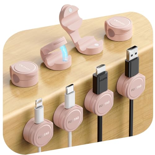 8 Pack Cord Organizer Magnetic Silicone Cable Clips