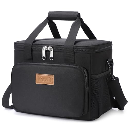 Large Lunch Bag Insulated Lunch Box Soft Cooler Cooling Tote for Adult Men Women