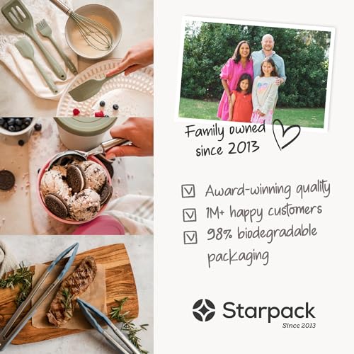 Starpack Like a Boss XL Silicone Cooking Utensils Set (Earthy Pink / XL Size Set of 6, 13.5")