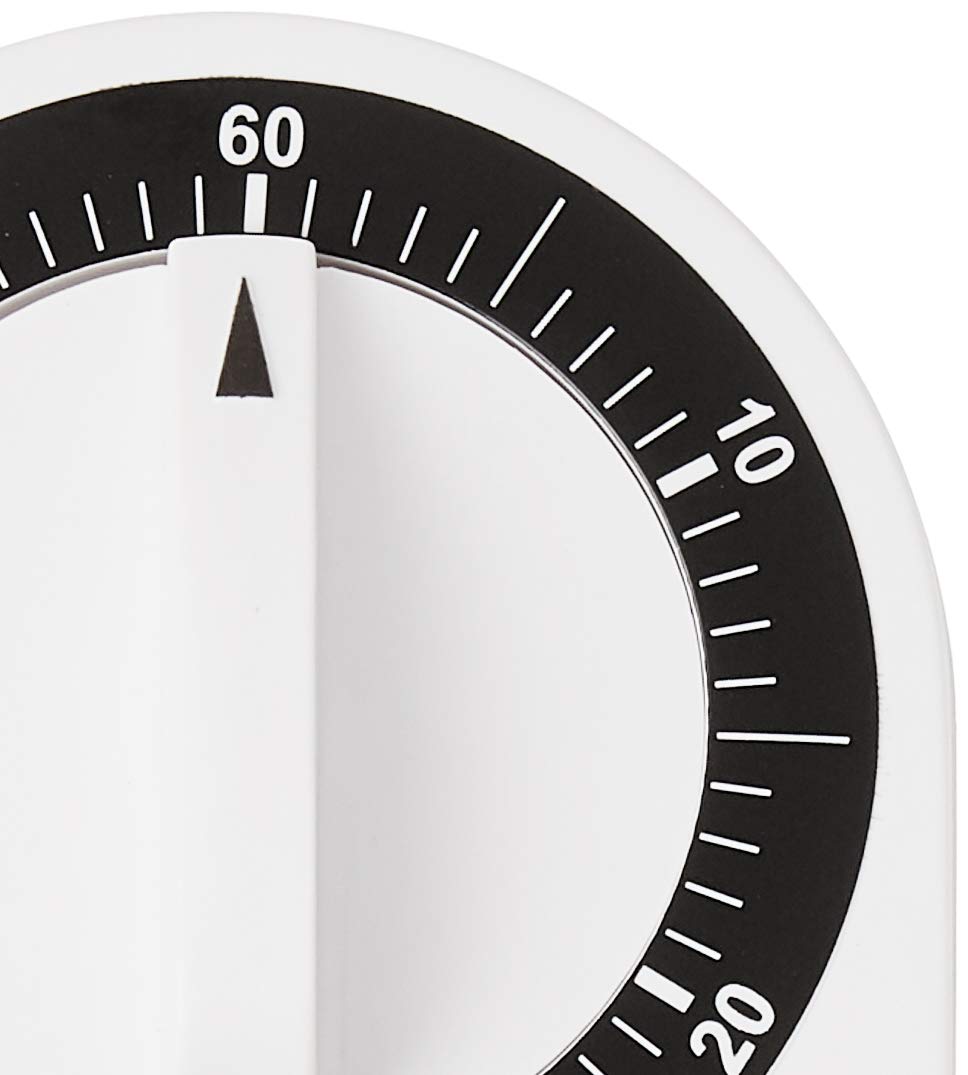 Mechanical Timer (White, 3 X 3-5/8" Dial)