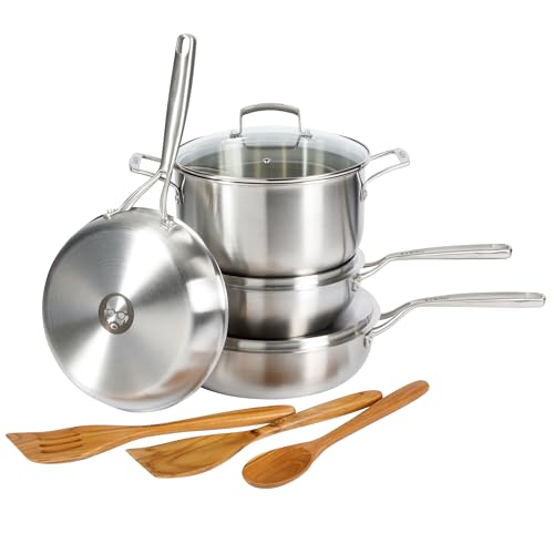 10 Piece Professional Tri (6 Quarts / Stainless Steel)