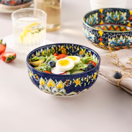 Bohemian Cereal Bowls Set of 6
