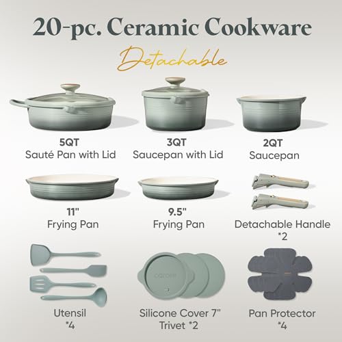17Pcs Titanium Cookware Set