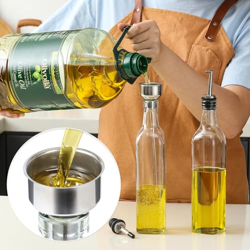 17oz Glass Olive Oil Bottle Dispenser
