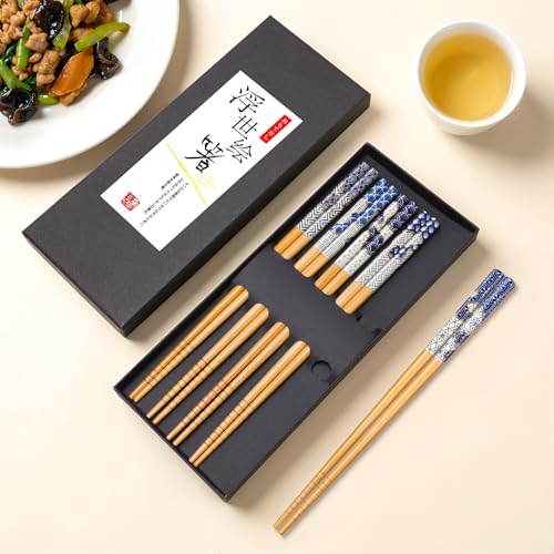 Classic Japanese Style Reusable Chopsticks Gift Sets