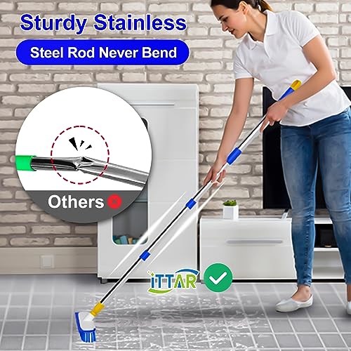 Floor Scrub Brush with Long Handle