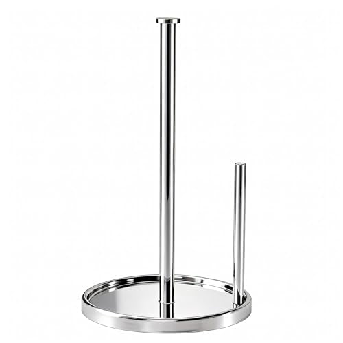 Paper Towel Holder Countertop with Anti Slip Weighted Base