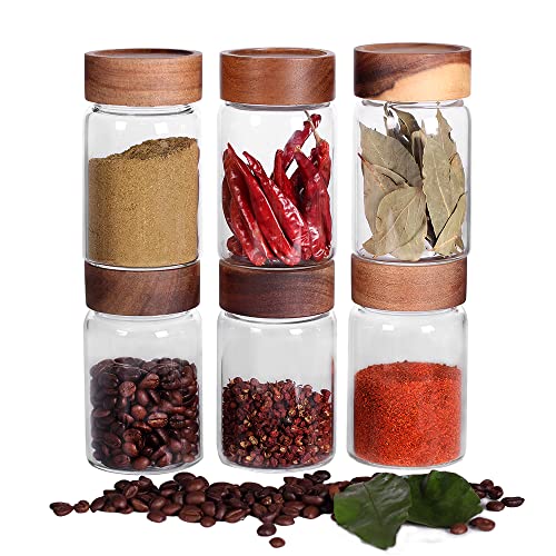 glass jar with colour screw lid