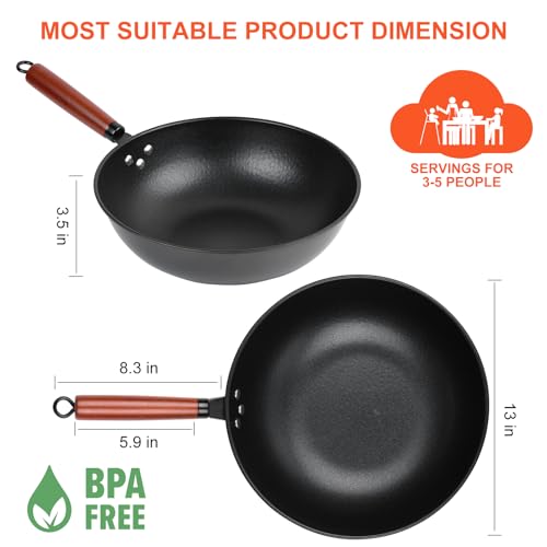 Wok Carbon Steel Woks & Stir