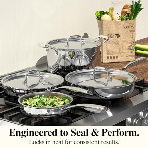 5 Ply Stainless Steel Cookware Set