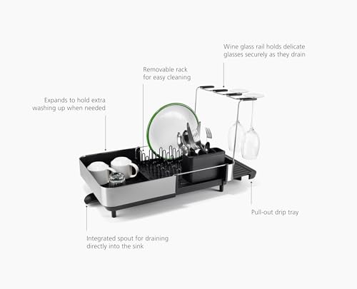 Extend Steel Plus Extendable Dish Rack Steel (Plus / Black)