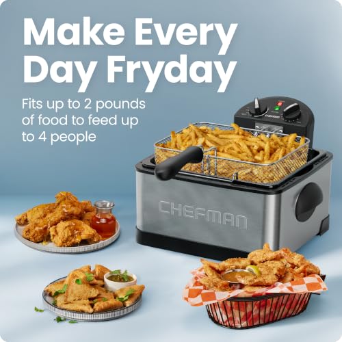 Fry Guy Deep Fryer with Wire Basket