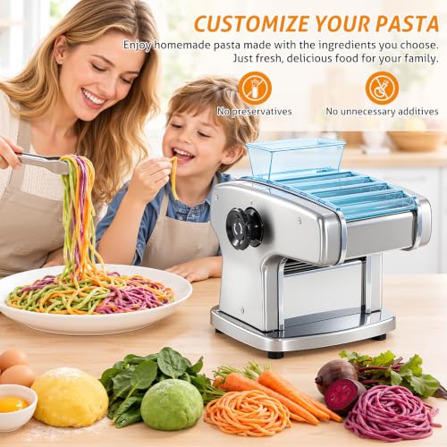 Electric Pasta Maker 4 IN1 Pasta Roller Noodle Pressing Machine