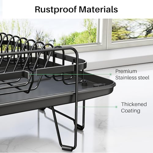 Large Dish Drying Rack for Kitchen Counter