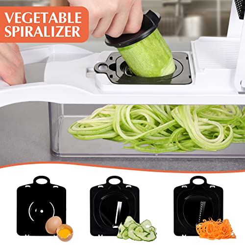 Vegetable Chopper 16in1 Veggie Chopper Slicer Cutter Food Dicer with Container Hand Guard Draining Basket