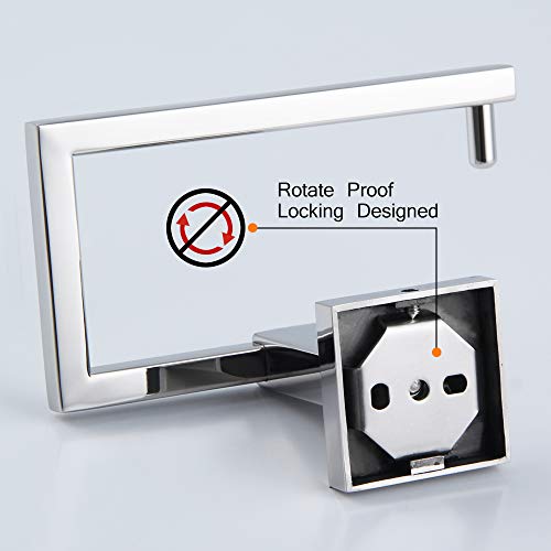 kimzcn Wall Mounted Toilet Paper Paper SUS 304 Stainless Steel Towel Dispenser Tissue Hanger