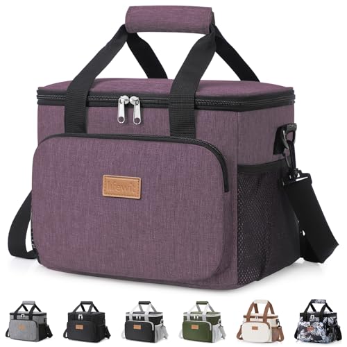 Large Lunch Bag Insulated Lunch Box Soft Cooler Cooling Tote for Adult Men Women