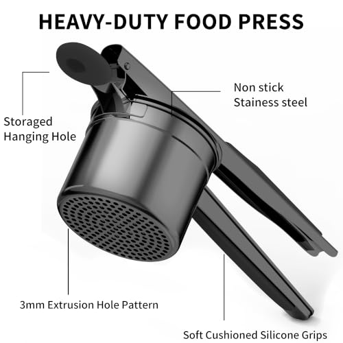 15oz Stainless Steel Potato Masher Ricer