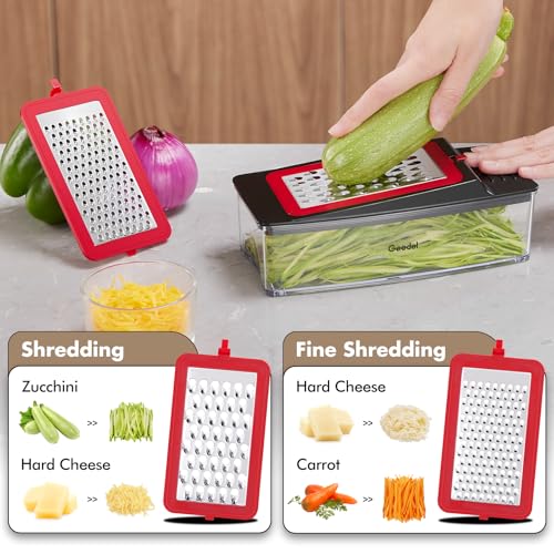 Vegetable Chopper (Black / 4 Blades)