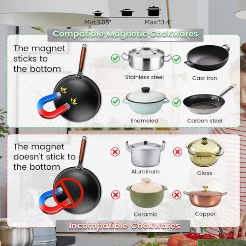 Commercial Induction Cooktop Professional Induction Wok Countertop Burners Commercial Range