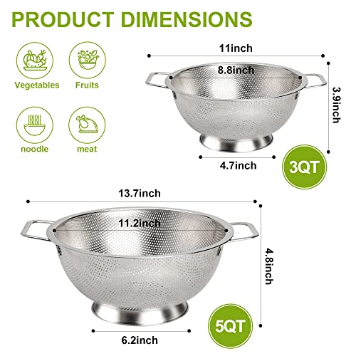 Colander Stainless Steel 3