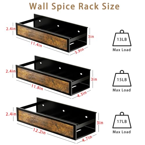 Wall Mount Spice Rack