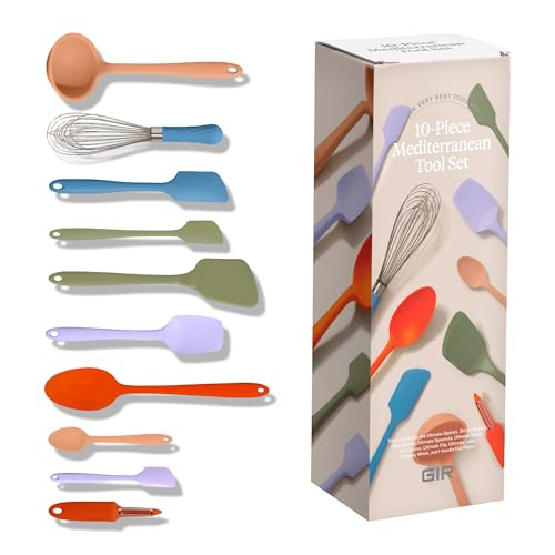 10 Piece Silicone Ultimate Kitchen Utensils Set (Mediterranean / 10 - Piece Set)