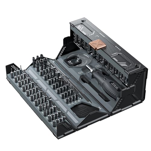 Precision Screwdriver Set with Multiple Bits for Electronics and Household Repairs