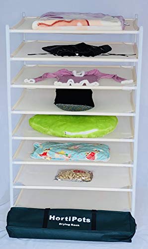 Square Drying Rack Stands for Clothes and Herbs Indoor Gardens